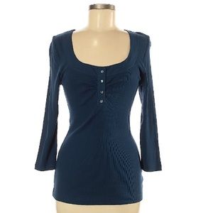 Charlotte Tarantola Navy Shirt- Medium